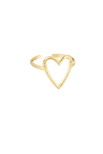Afbeelding in Gallery-weergave laden, Big Heart Ring Goud