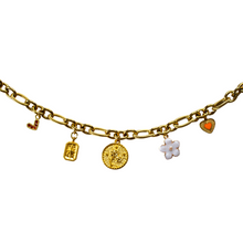 Afbeelding in Gallery-weergave laden, Heartfelt Orange Ketting Goud