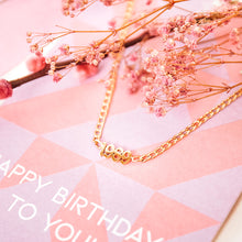 Afbeelding in Gallery-weergave laden, Ketting happy year of birth goud