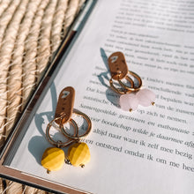 Afbeelding in Gallery-weergave laden, Oorbellen Happy Color Roze/Goud