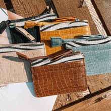 Afbeelding in Gallery-weergave laden, Pasjeshouder - Zebra geel