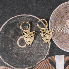 Afbeelding in Gallery-weergave laden, Oorbellen Jungle queen Goud