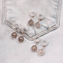 Afbeelding in Gallery-weergave laden, Oorbellen Galaxy Star Zilver