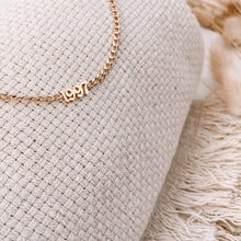 Afbeelding in Gallery-weergave laden, Ketting happy year of birth goud