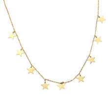 Afbeelding in Gallery-weergave laden, Ketting lots of stars goud