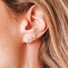 Afbeelding in Gallery-weergave laden, Oorbellen Little Leaf Zilver
