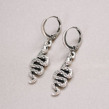 Afbeelding in Gallery-weergave laden, Oorbellen Like A Snake Zilver