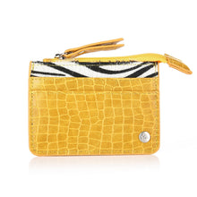 Afbeelding in Gallery-weergave laden, Pasjeshouder - Zebra geel