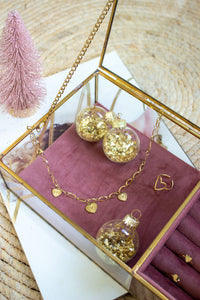 Heart Coin Ketting Goud