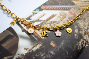 Blossom Heart Ketting Goud