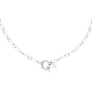 Ketting chain Cora zilver