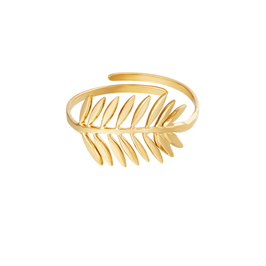 Ring Laurel goud