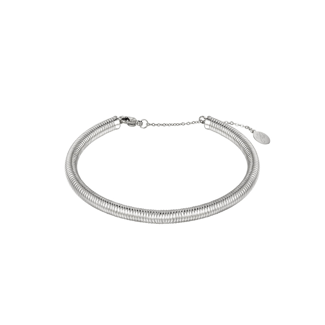 Armband Bangle Coil Zilver