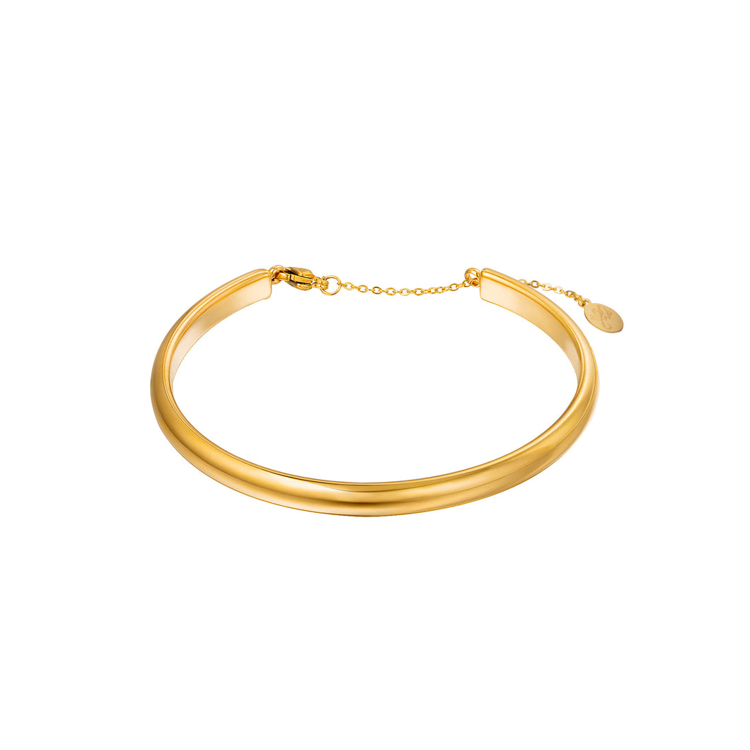 Armband Bangle Smooth Goud