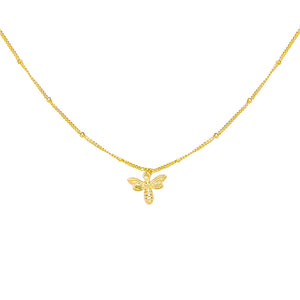 Ketting beautiful bee goud