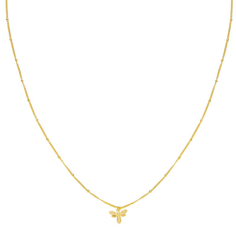 Ketting beautiful bee goud