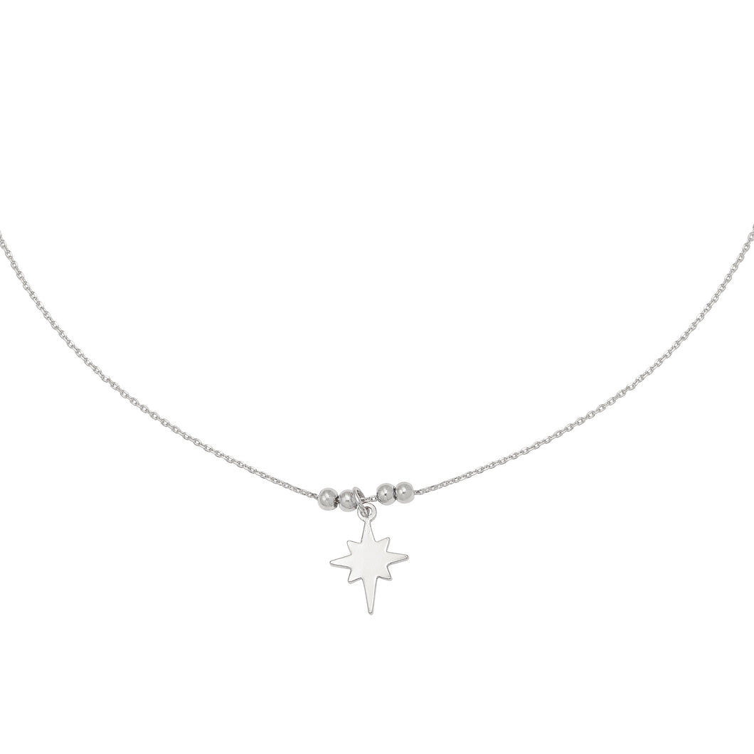 Ketting be my star zilver