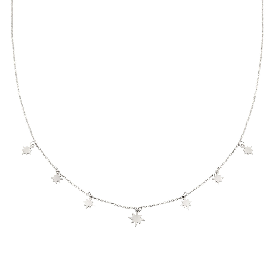 Ketting counting stars zilver