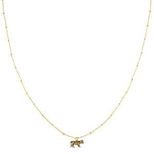 Ketting wild tiger goud