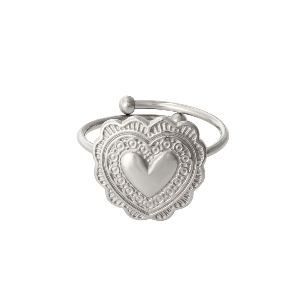 Ring true love zilver